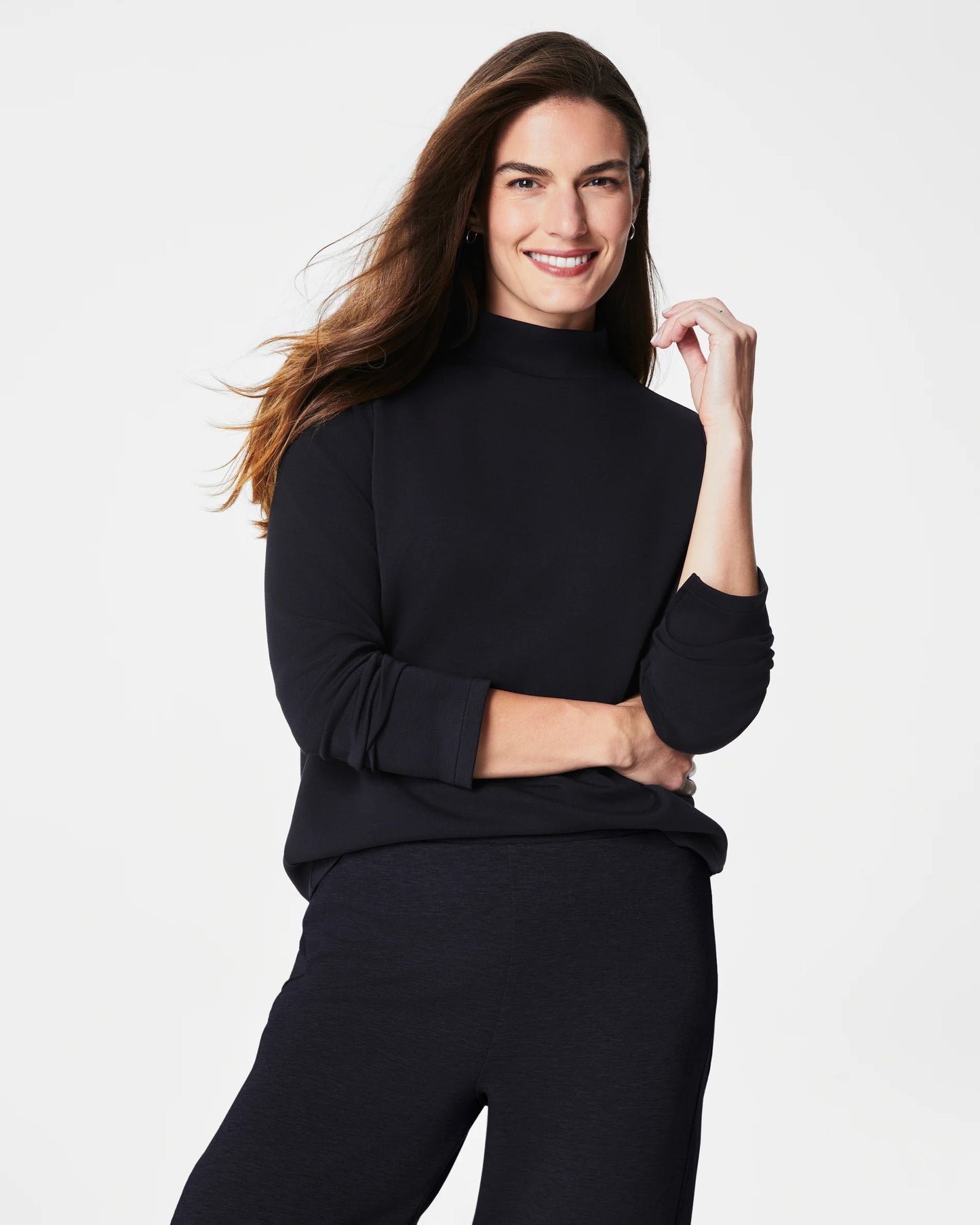 Spanx Mock Pullover