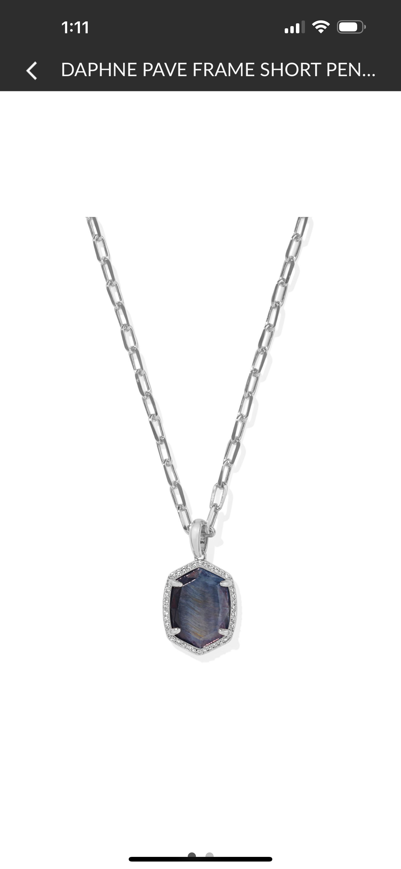Kendra Scott Daphne pendant necklace