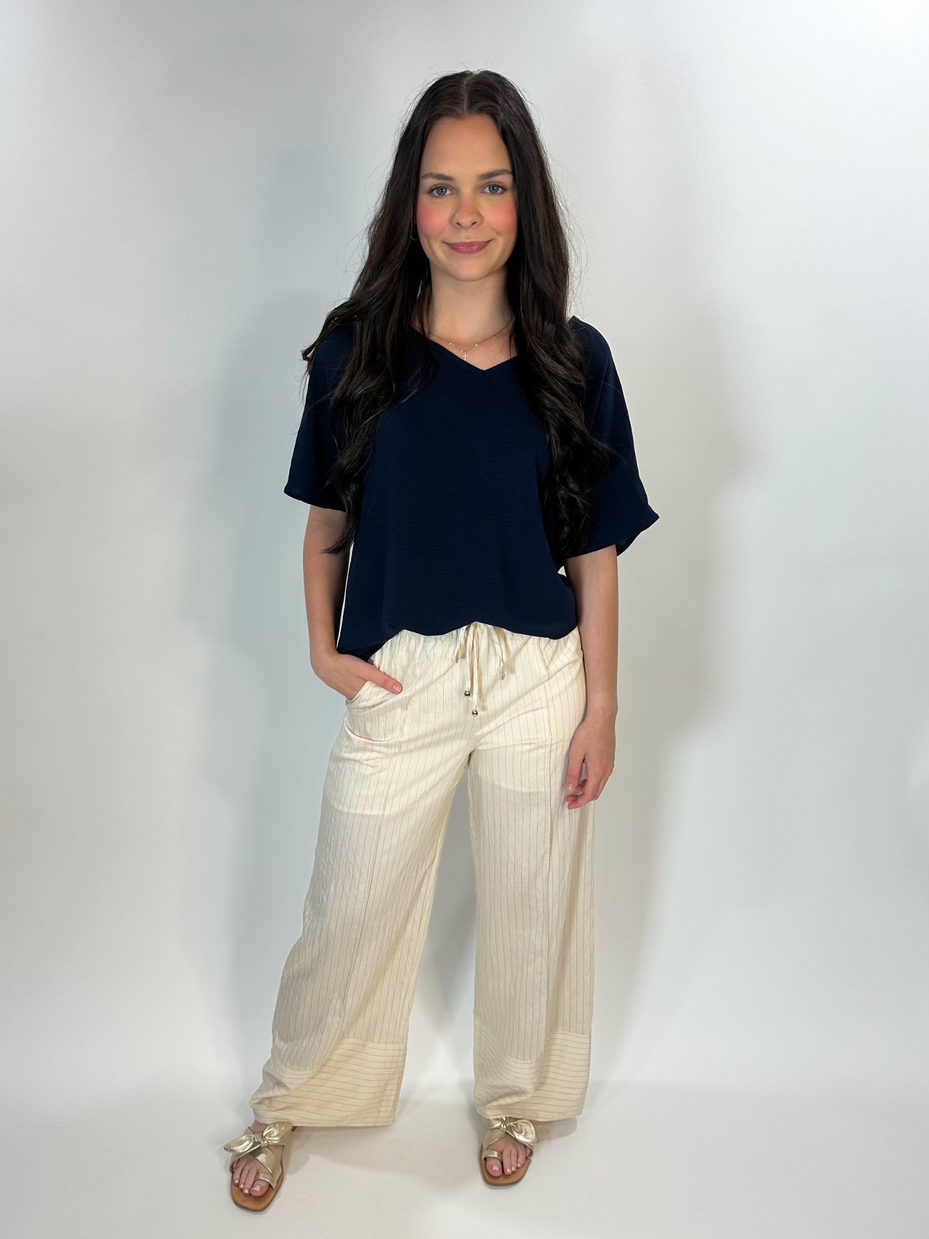 Ecru business pants
