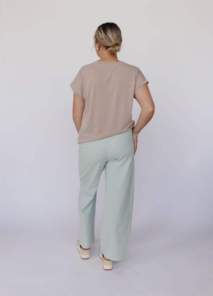 Seafoam Wide Leg Pant