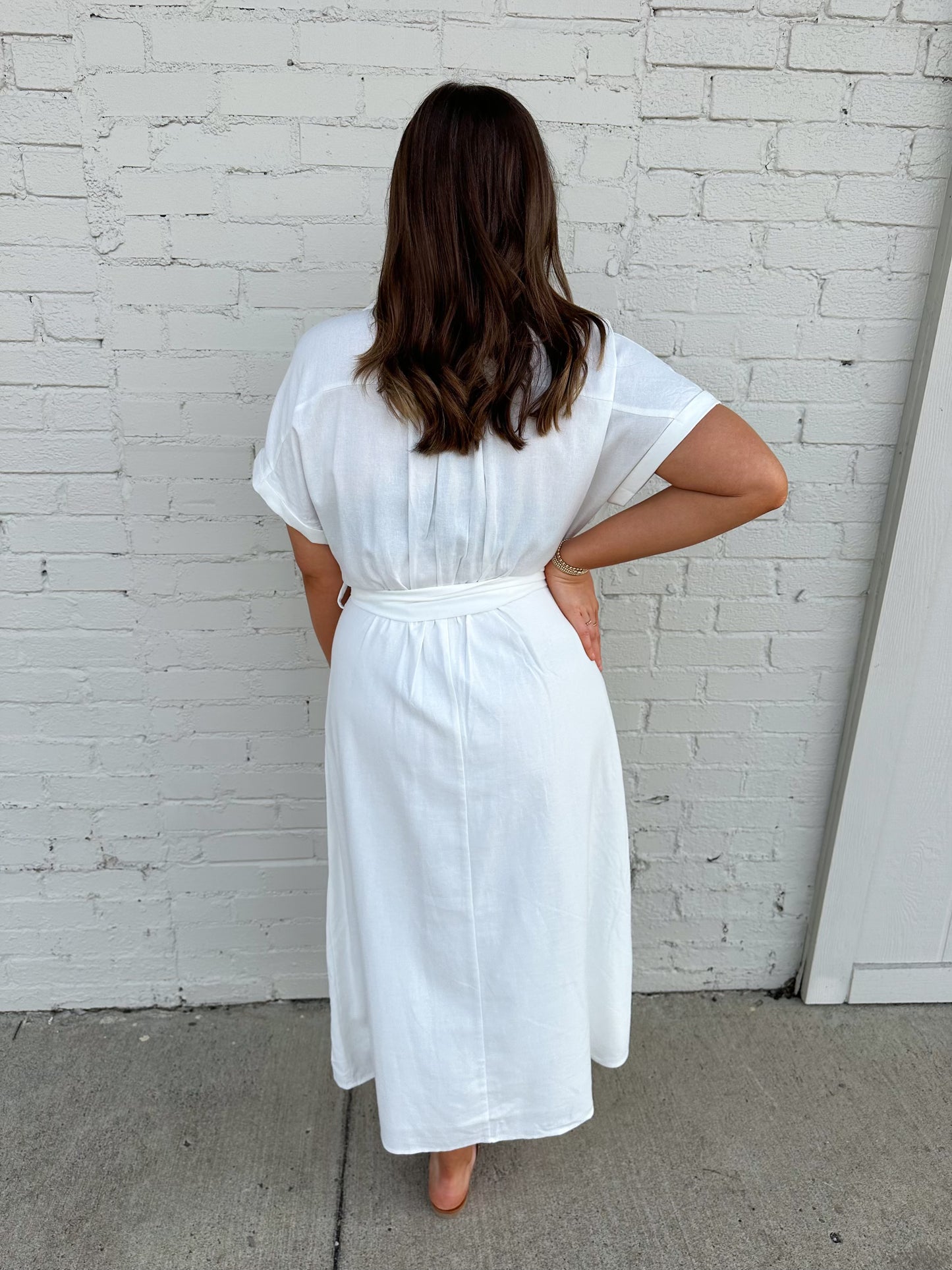 Sunset Linen Dress
