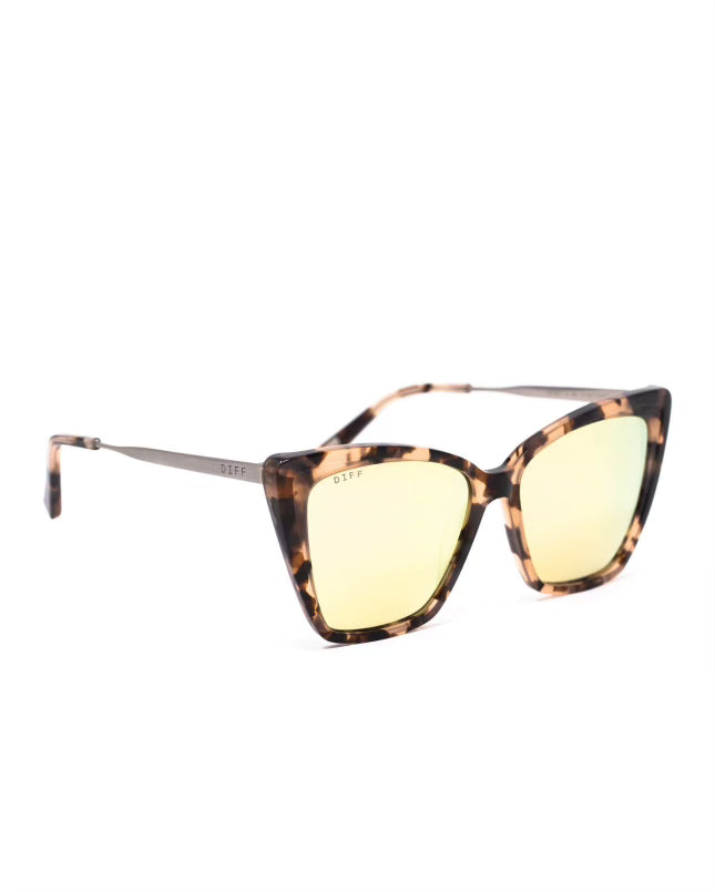 DIFF BECKY II - HIMALAYAN TORTOISE + TAUPE FLASH MIRROR
POLARIZED