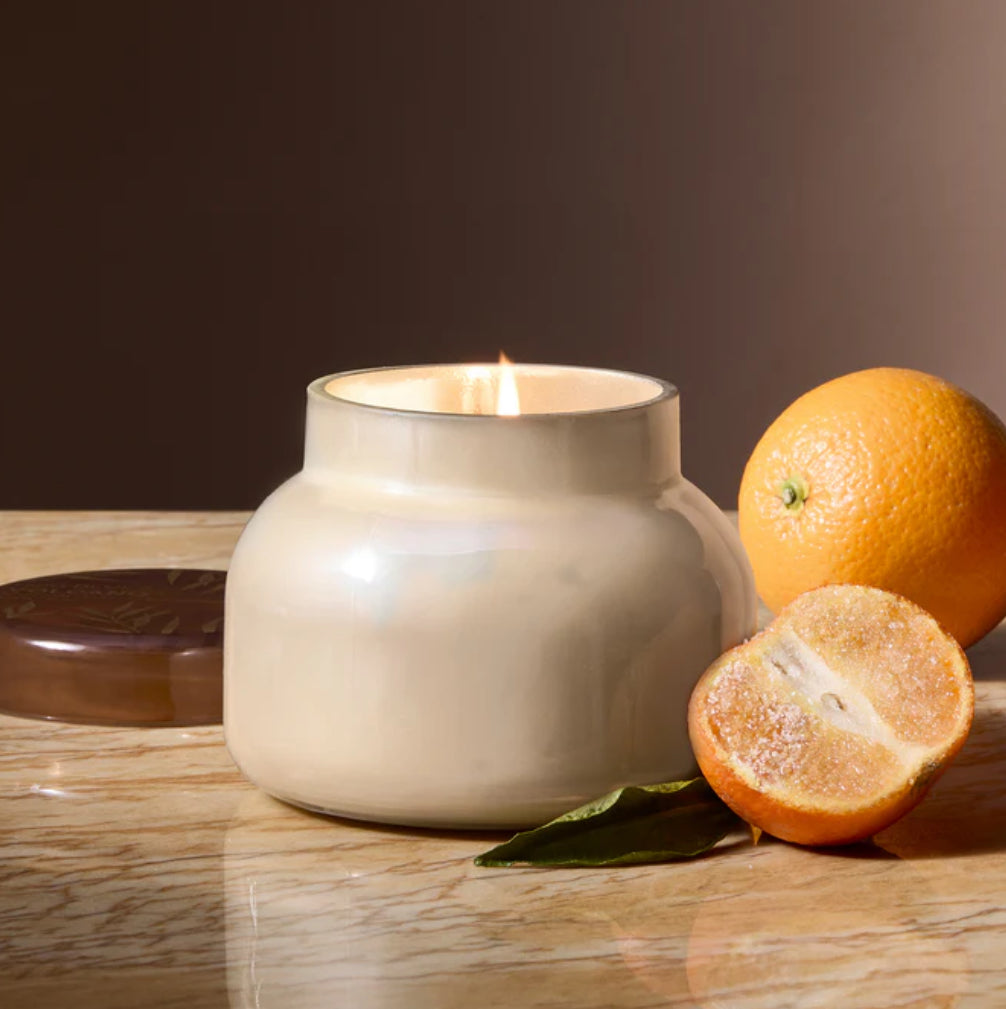 19oz White Glossy Signature Candle - Volcano