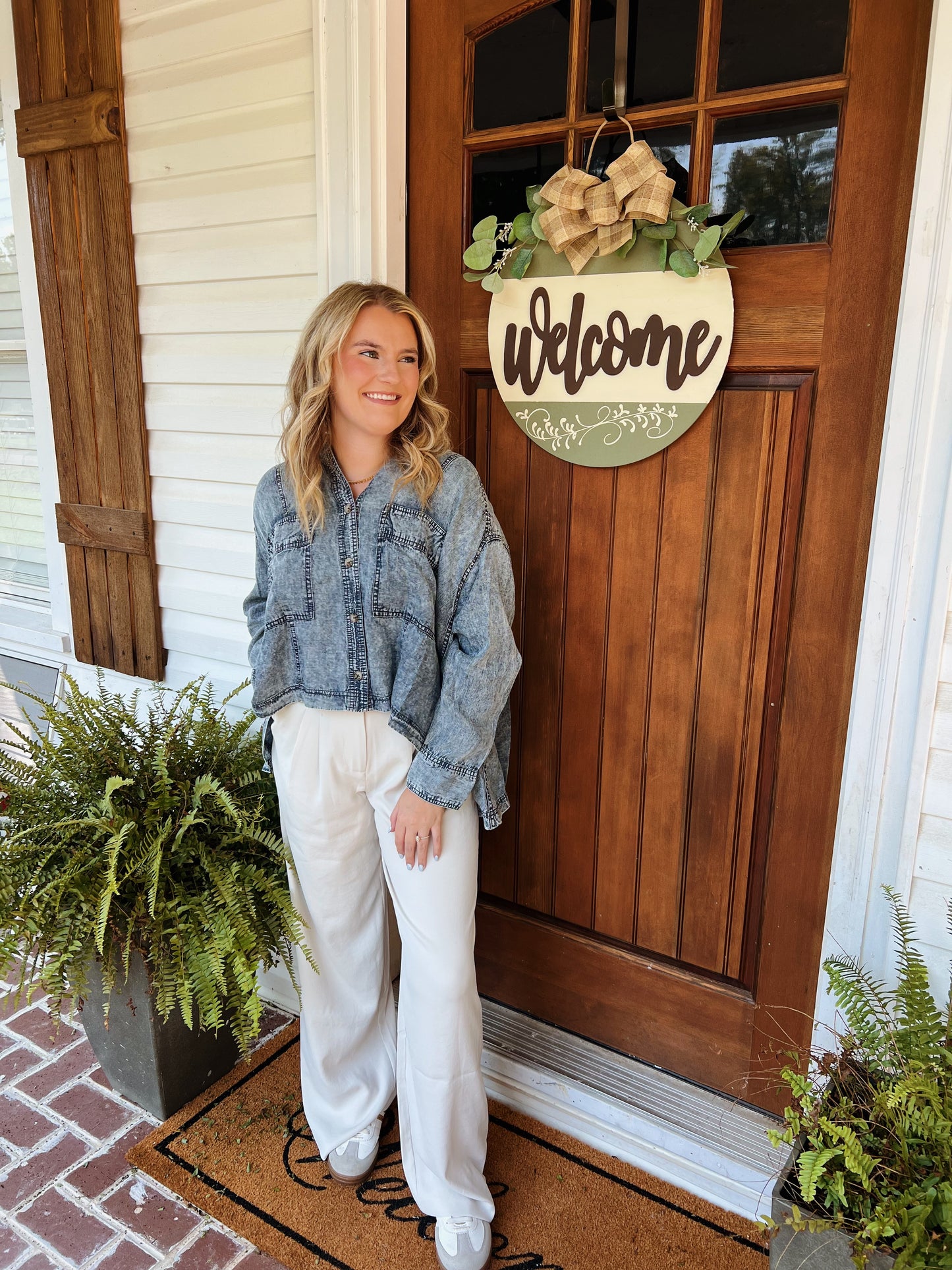 Summer Denim Blouse