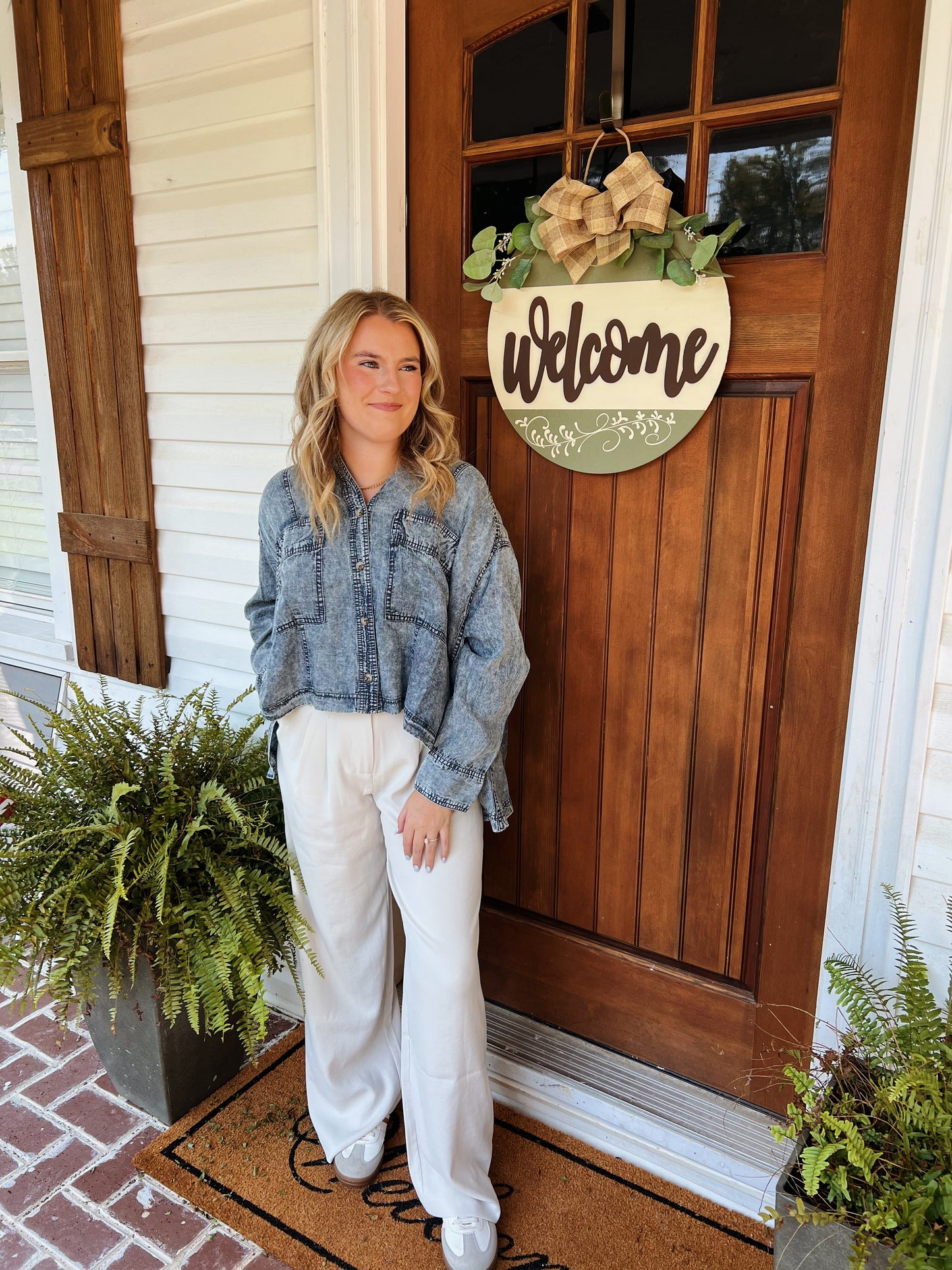 Summer Denim Blouse