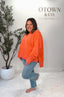 Coral Everyday Oversized Crewneck
