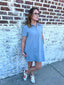 Dusty Blue Dress