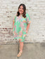 Mint Tropical Dress