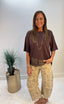 Brown Lace Top