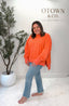 Coral Everyday Oversized Crewneck