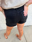 Vervet Black High Rise Super Soft Shorts