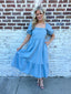 Dusty Blue Maxi Dress
