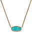 Dolly Elisa Pendant Necklace - Marine Opal