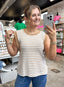 Sandy Stripe Tank