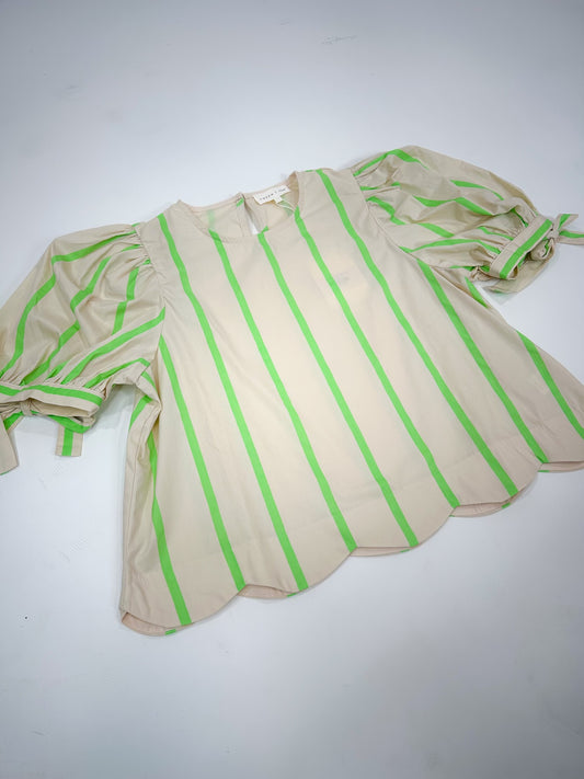 Lime Green Blouse