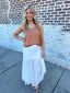 EYELIT LACE MAXI SKIRT