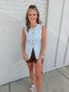 Sally Seersucker Vest
