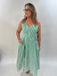 Kelly Green Stripe Dress