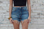 Light Washed Blue Jean Shorts