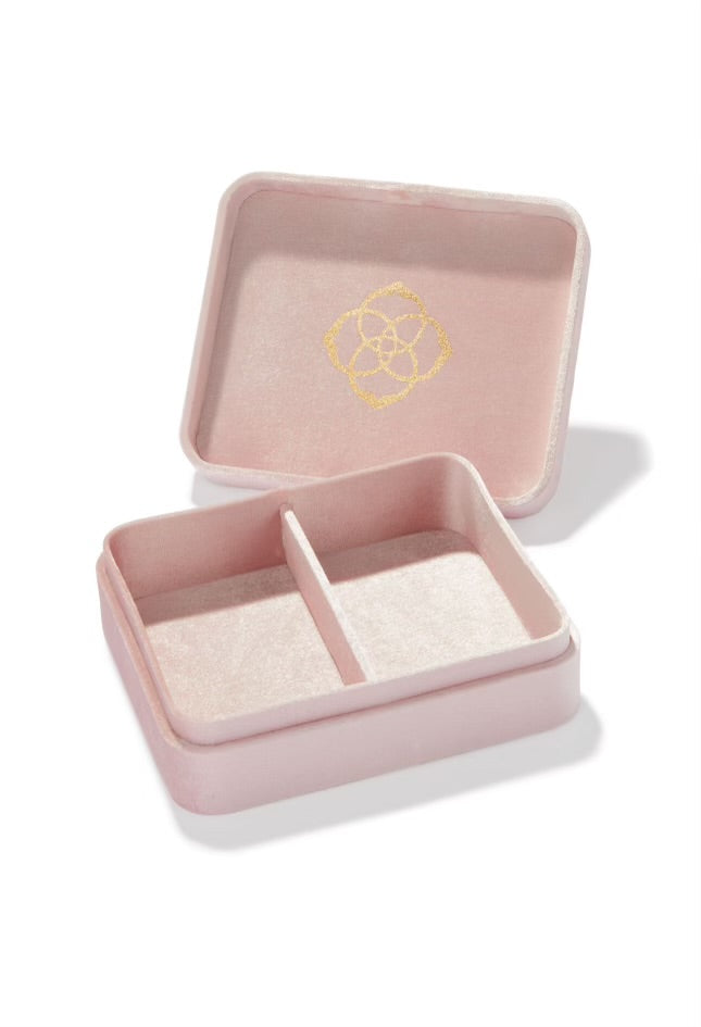 Mattie Light Pink Velvet Case by Kendra Scott