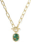 Kendra Scott Daphne Necklace Emerald