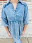 Denim Blue Tunic Dress