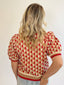 Groovy Red Sweater Top