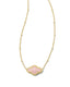 Abbie Pendant Necklace - Rose Quartz