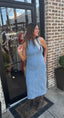 Denim Tank Maxi Dress