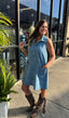 Denim Buckle Dress
