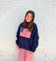 NAVY American Flag/USA reversible mockneck