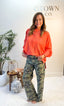 Just Black Mid Rise Relaxed Straight Leg Pant