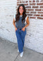 Navy Stripe Tank