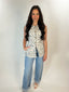 Navy Cheetah Vest
