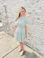 Gingham and Green Dress
