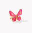 Kendra Scott Bianca Butterfly Gold Cocktail Ring Pink Mix size 6