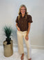 Brown Bubble Shirt