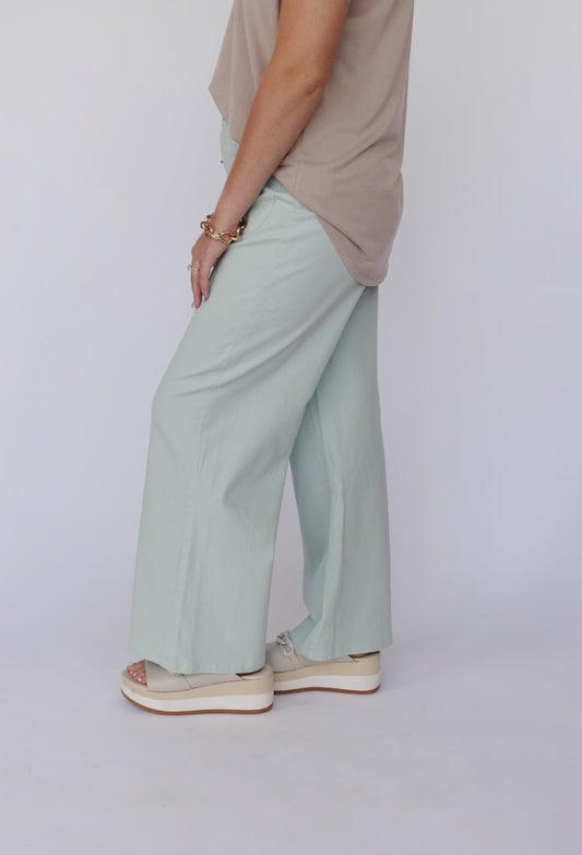 Seafoam Wide Leg Pant