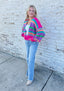 Colorful Sweater Cardigan