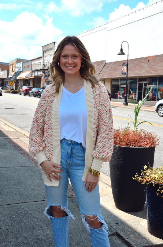 Pom Pom Cardigan