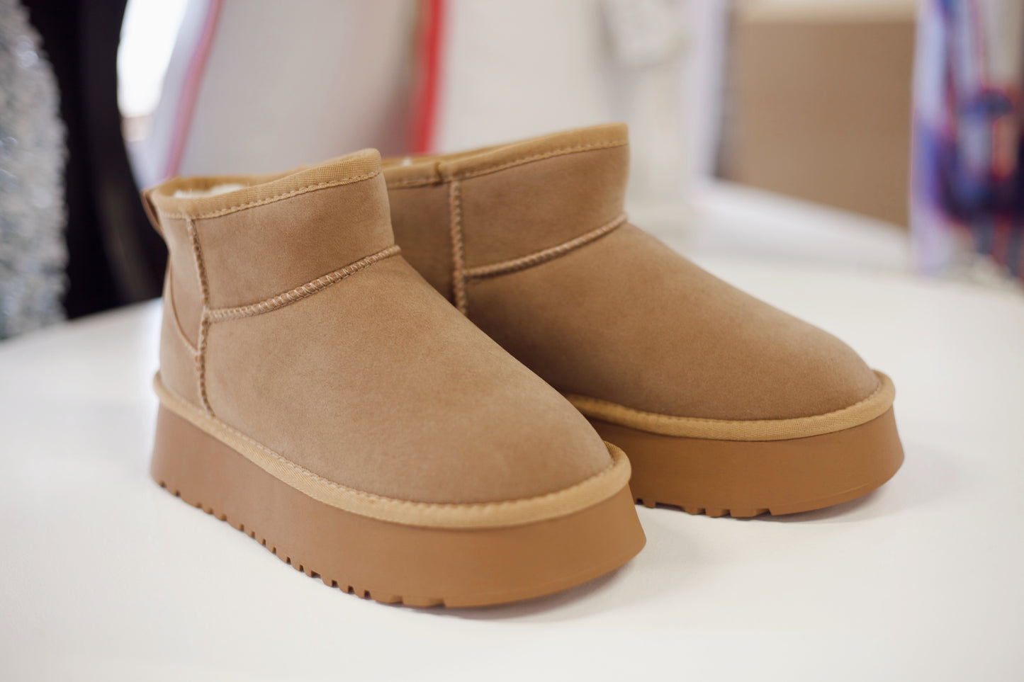 Margot Camel booties