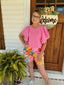 Pink Butterfly Top