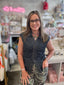 Lola Dark Denim Vest