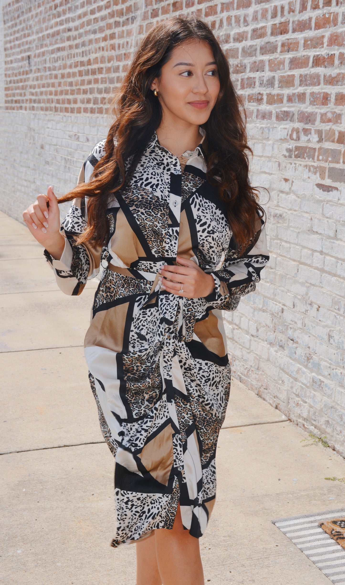 Cheetah Girl Midi Dress