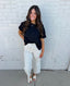 The Hazel Top- Black