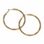 Large GP Hoop Charm Earring