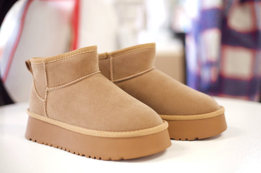 Margot Camel booties