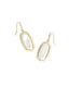 Kendra Scott Dani Bezel Drop Earring Gold