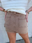 Mocha Denim Skirt