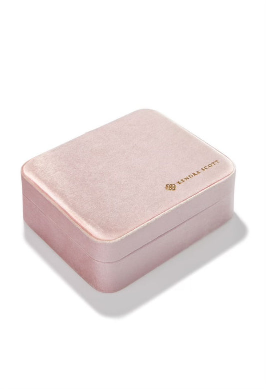 Mattie Light Pink Velvet Case by Kendra Scott